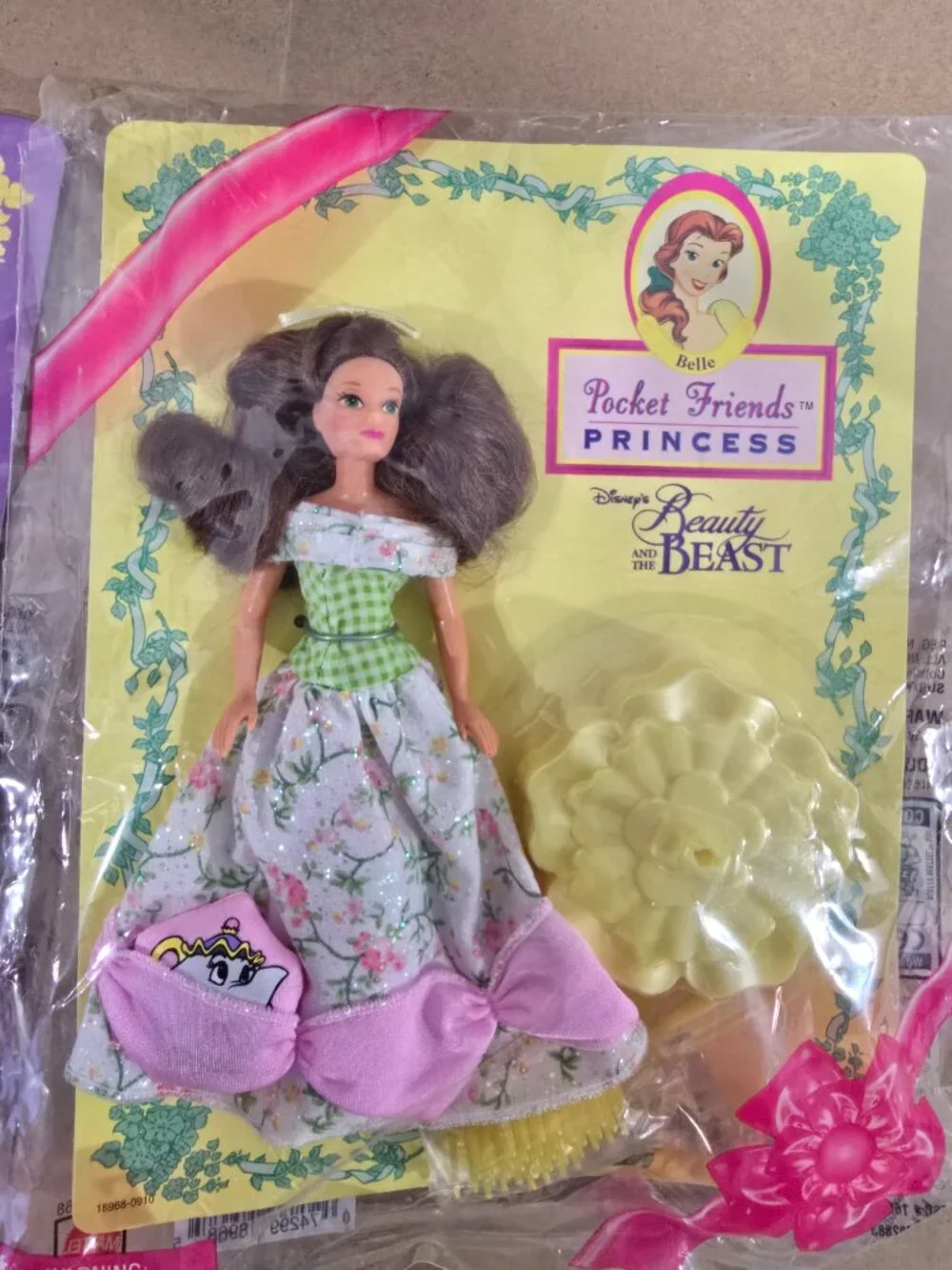 Vintage 1997 Mattel Pocket Friends PRINCESS CINDERELLA , BELLE & SNOW WHITE